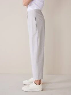 Hose, 100 % Bio-Baumwolle, 15 Stein Melange, 38, GOTS -Grüne Erde 56452 hose stein melange frei 03