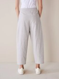 Hose, 100 % Bio-Baumwolle, 15 Stein Melange, 38, GOTS -Grüne Erde 56452 hose stein melange frei 04