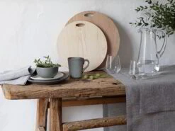 6er-Set Wasser- & Saftglas Blume Der Venus, H 10 Cm, ø 8 Cm, 370 Ml -Grüne Erde 63344 tischwaesche tessa serviette tischset tischlaeufer schiefer emo 01 2