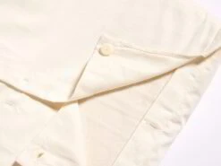 Überzug Für Nackenstützkissen, BW-Satin, Natur, 68 X 32 Cm Höhenverstellbar, 100 % Baumwolle, GOTS -Grüne Erde 64590 ueberzug fuer nackenstuetzkissen bw satin natur detail