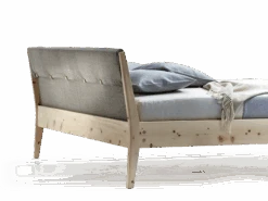 Bett Almeno Housse Mit Weisspolsterung, B = 180 Cm, Wollstoff Tano Natur (79)
