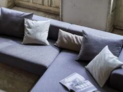 Armlehne LoseB24 X T50 X H14,5 Cm, Wollstoff Tano Natur (79) -Grüne Erde 700339 sofakissen emo 7