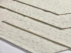 Wollteppich Fiamma, Grau-Weiß/Thymian, 70 X 140 Cm, GOTS -Grüne Erde 700352 teppich fiamma emo 01