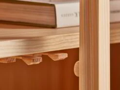 Vitrine Tenso, 2-türig, 2 Laden , Türfüllung Holz, Buche -Grüne Erde 700406 vitrine tenso esche detail 01