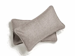 Set: Sofakissen Doppio Mit Überzug, 55 X 80 Cm, Überzug: Wollstoff Tano Natur (79), Füllung: 100 % Schurwolle -Grüne Erde 71618 set ueberzug doppio tano natur frei 1