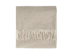 Wohndecke Lady Grey, Hellgrau, 140 X 200 Cm, 100 % Schurwolle (Lamm)