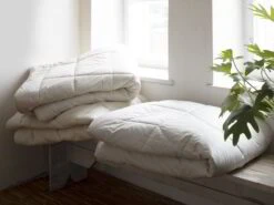 Winterdecke Feine Schafschurwolle, 140 X 200 Cm, 535 G/m2, GOTS, NATURTEXTIL BEST -Grüne Erde 72755 winterdecke ssw emo