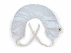 Kirschkern-Wärmekissen, Halbmondförmig, 29 X 34 Cm, Bezug: 100 % Baumwolle, Baumwolle KbA, Füllung: 100 % Kirschkerne