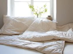 Sommerdecke Feine Schafschurwolle, 140 X 200 Cm, 150 G/m2 GOTS, NATURTEXTIL BEST -Grüne Erde 73935 sommerdecke schafschurwolle emo 02