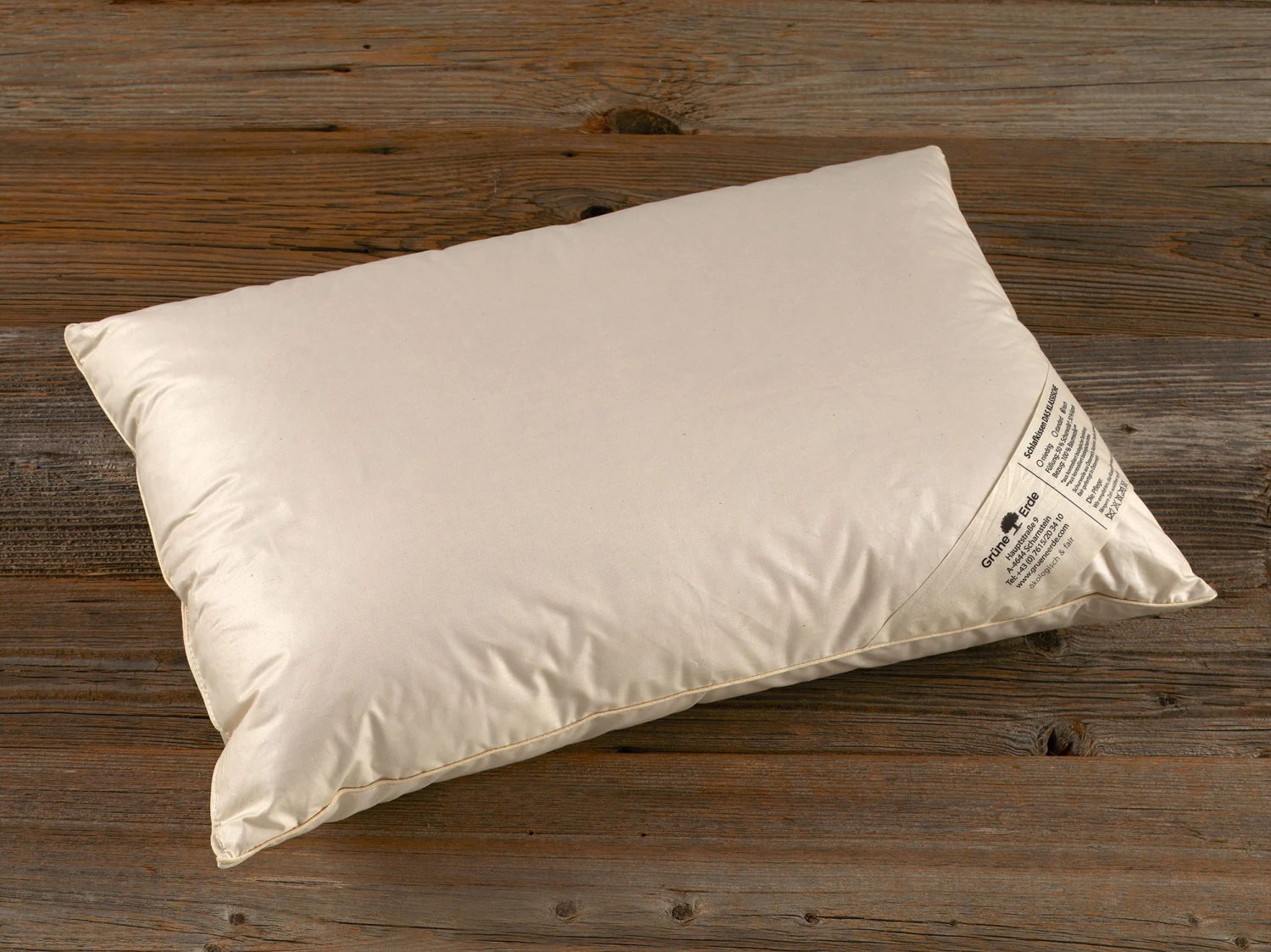 Schlafkissen Feine Schafschurwolle /Kapok Hoch, 40 X 60 Cm 4 Schlafkissen Feine Schafschurwolle /Kapok Hoch, 40 X 60 Cm – Bild 2