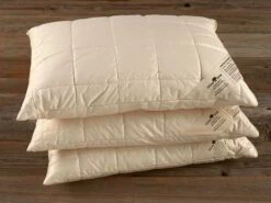 Schlafkissen Baumwolle/Latexflocken Hoch, 40 X 60 Cm -Grüne Erde 74202 74211 74221 schlafkissen set