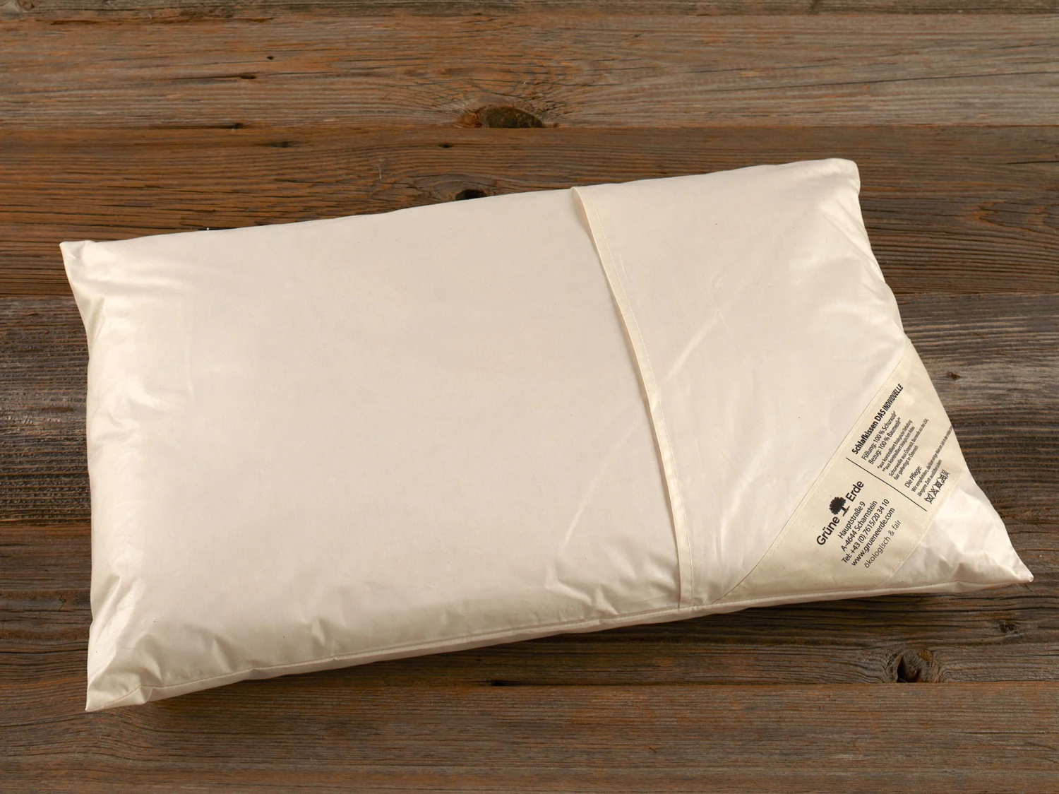 Schlafkissen Mit Feiner Schafschurwolle, 40 X 60 Cm, GOTS, NATURTEXTIL BEST 4 Schlafkissen Mit Feiner Schafschurwolle, 40 X 60 Cm, GOTS, NATURTEXTIL BEST – Bild 2