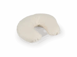Halbmond-Nackenkissen, 37 X 29 X 7 Cm, Füllung: Latexflocken, Bezug: 100 % BW-Satin