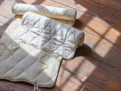 Yogamatte Mit Schurwolle, Natur, 75 X 200 Cm, Schurwolle KbT, Baumwolle KbA -Grüne Erde 75718 75719 yogamatte schurwolle baumwolle emo 02