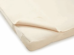 Baumwoll-Flanellauflage Für Baby- Und Kindermatratze, 60 X 120 Cm, 100 % Baumwolle, GOTS