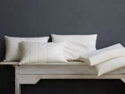 Schlafkissen Hanf/Baumwolle, Naturlatex, 40 X 60 Cm, Standard, VEGAN, NATURTEXTIL BEST -Grüne Erde 77890 kissen hanf baumwolle hirse emo