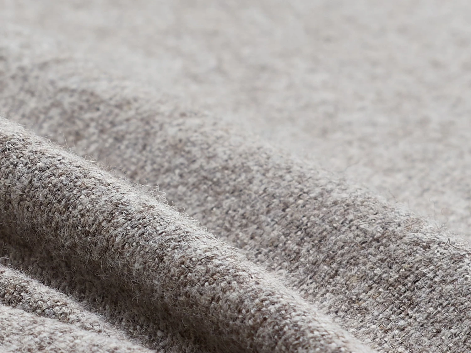 Hocker Lorea, B 60 X T 60 Cm, Mit Bezug Wollstoff Tano Natur (79), Buche 4 Hocker Lorea, B 60 X T 60 Cm, Mit Bezug Wollstoff Tano Natur (79), Buche – Bild 2