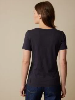 T-Shirt, 38 Navy, 38, GOTS -Grüne Erde 836721 28 857900 36 hw23 015 emo 04