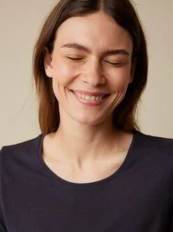 T-Shirt, 38 Navy, 38, GOTS -Grüne Erde 836721 28 857900 36 hw23 034 detail 01