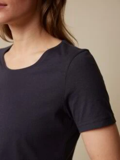 T-Shirt, 38 Navy, 38, GOTS -Grüne Erde 836721 28 857900 36 hw23 036 detail 02