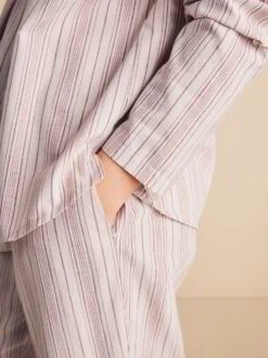 Pyjamahemd, 80 Streifen Rose, XS 12 Pyjamahemd, 80 Streifen Rose, XS -Grüne Erde 849449 pyjama hemd rose frei 03