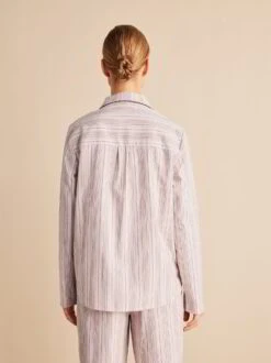 Pyjamahemd, 80 Streifen Rose, XS 10 Pyjamahemd, 80 Streifen Rose, XS -Grüne Erde 849449 pyjama hemd rose frei 05