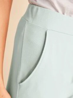 Jerseyhose Pima, 100 % Bio Baumwolle 42 Mint, XS -Grüne Erde 849465 jerseyhose mint frei 06