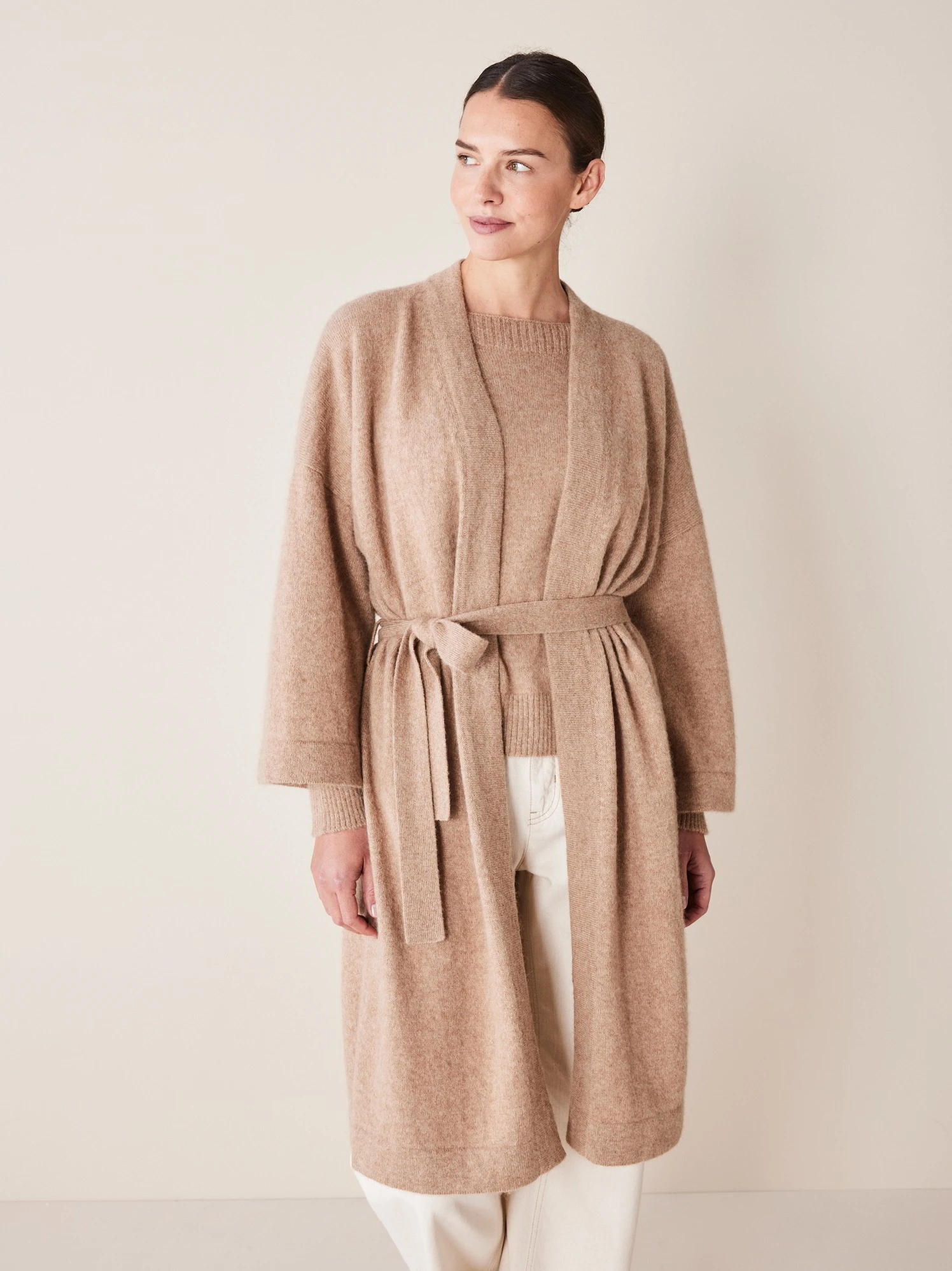 Strickjacke Kimono, 59 Dinkel, M 3 Strickjacke Kimono, 59 Dinkel, M