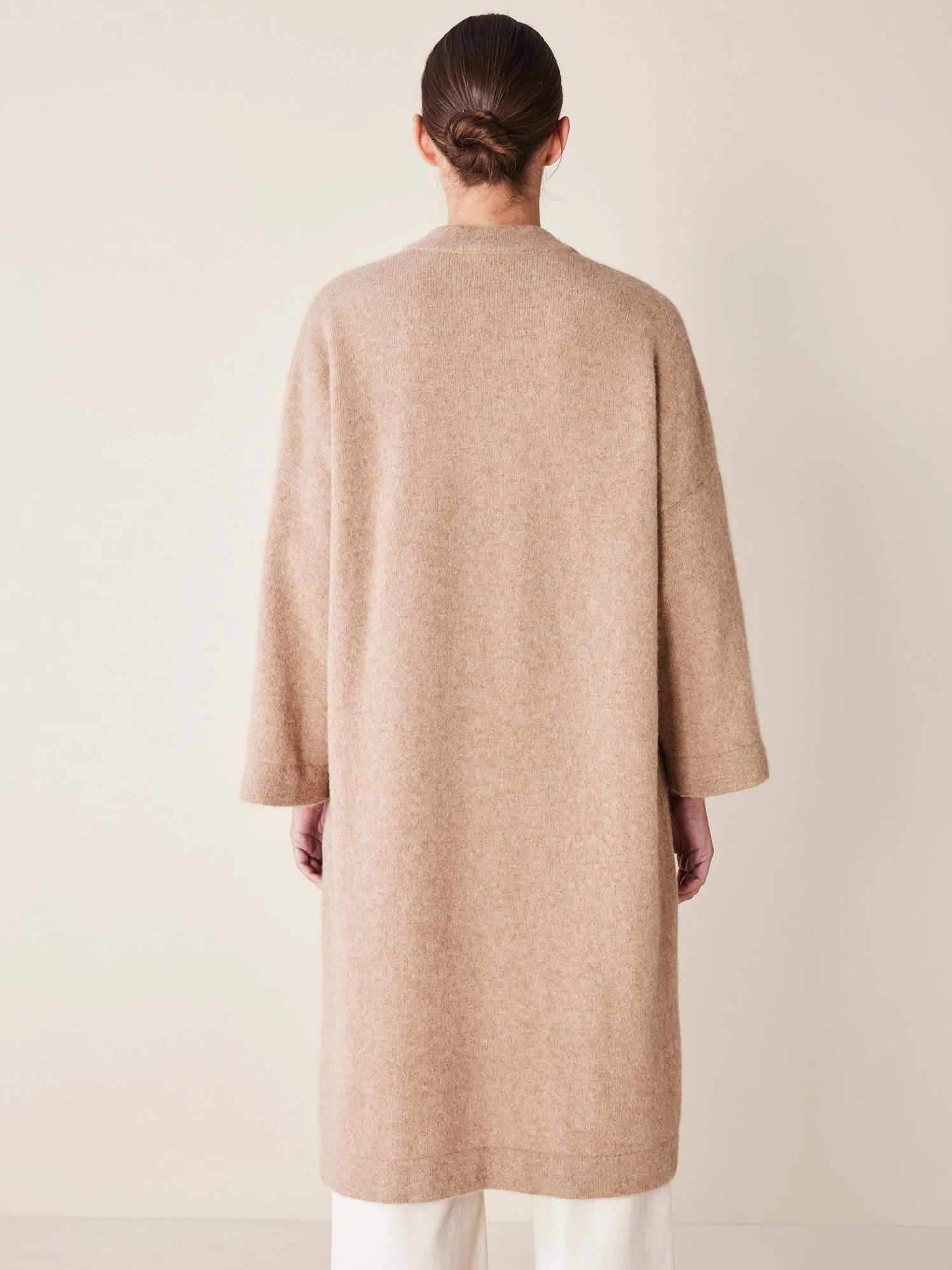 Strickjacke Kimono, 59 Dinkel, M 5 Strickjacke Kimono, 59 Dinkel, M – Bild 3