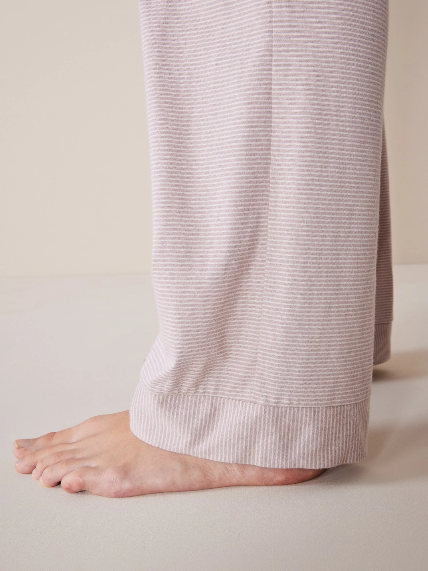 Pyjama-Hose, 74 Ringel Rose/rouge, S, GOTS 9 Pyjama-Hose, 74 Ringel Rose/rouge, S, GOTS – Bild 7