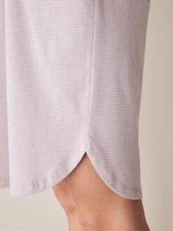 Nachthemd-Ringel, 74 Ringel Rose/rouge, S, GOTS -Grüne Erde 849702 nachthemd ringel rose emo 05