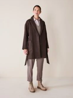 Kurzmantel-YAk, 65 Mittelbraun, 38 9 Kurzmantel-YAk, 65 Mittelbraun, 38 -Grüne Erde 849811 mantel yak mittelbraun emo 02