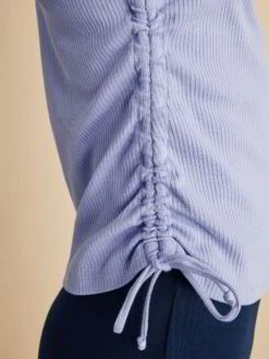 Shirt Mit Raffung, 100 % Bio Baumwolle, 32 Flieder, M -Grüne Erde 853557 shirt flieder frei 07