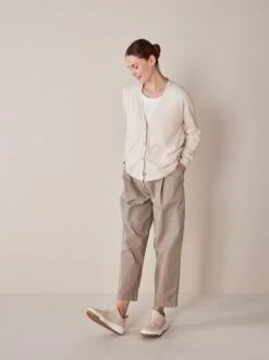 Strickjacke Aus Bio-Baumwolle, 17 Weizen, S, GOTS 10 Strickjacke Aus Bio-Baumwolle, 17 Weizen, S, GOTS -Grüne Erde 853923 strickjacke langarm weizen frei 03