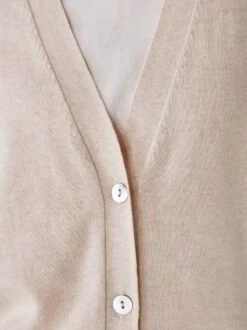 Strickjacke Aus Bio-Baumwolle, 17 Weizen, S, GOTS 12 Strickjacke Aus Bio-Baumwolle, 17 Weizen, S, GOTS -Grüne Erde 853923 strickjacke langarm weizen frei 05