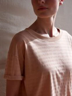 Shirt Aus Baumwolljersey, 26 Apricot, S, GOTS -Grüne Erde 853967 shirt kurzarm apricot emo 03