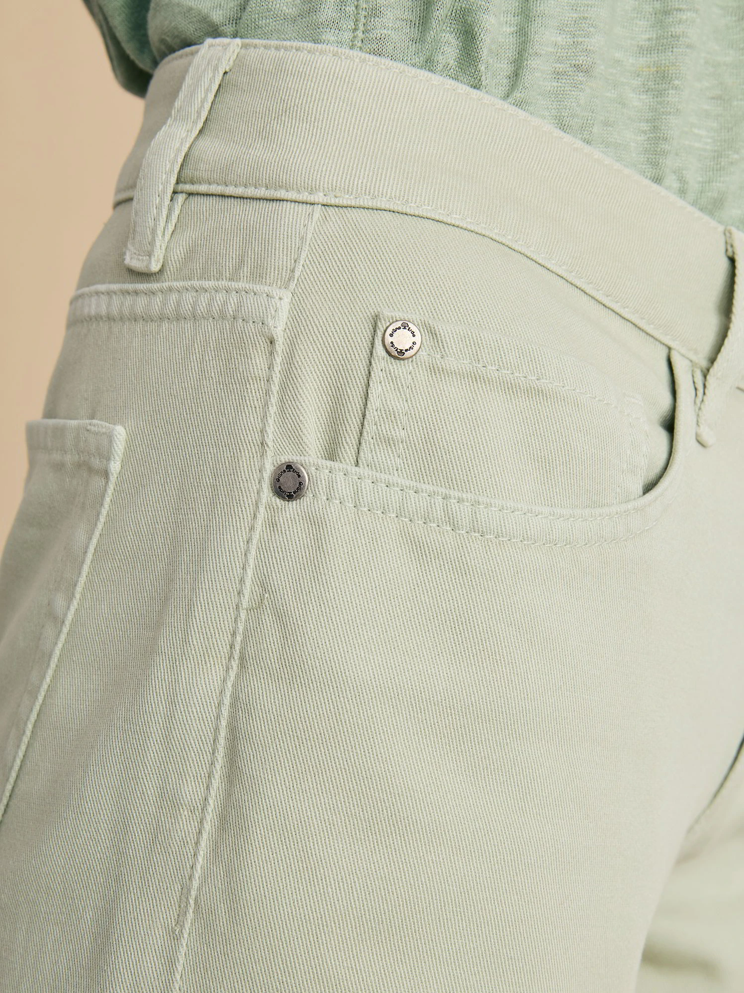 Hose-7/8 Länge Garment Dye, 44 Stachelbeere, 40, GOTS 7 Hose-7/8 Länge Garment Dye, 44 Stachelbeere, 40, GOTS – Bild 5