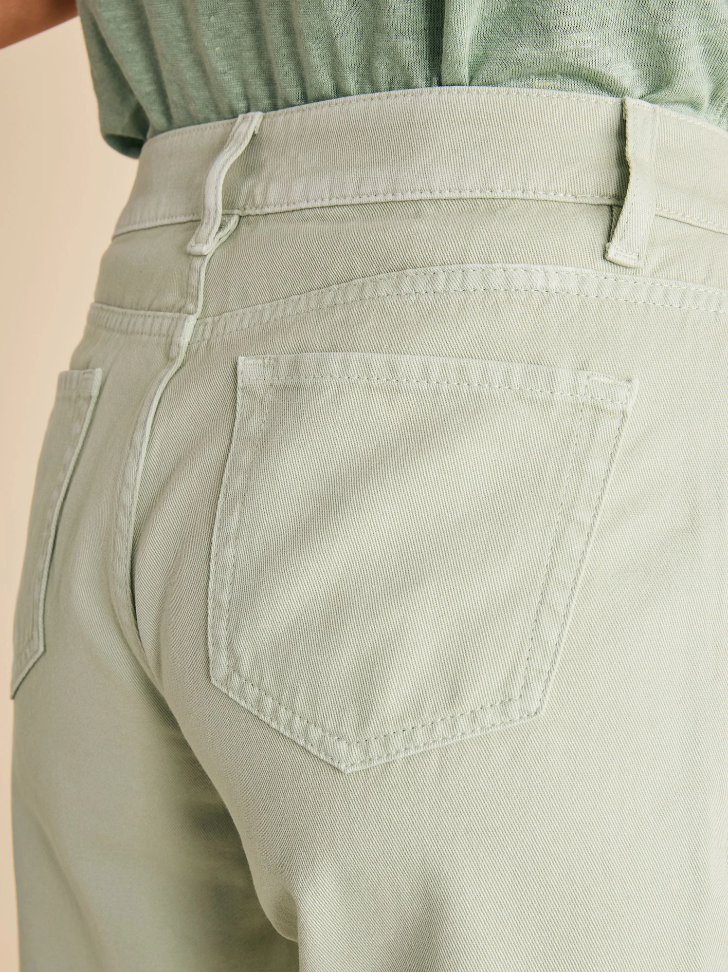 Hose-7/8 Länge Garment Dye, 44 Stachelbeere, 40, GOTS 8 Hose-7/8 Länge Garment Dye, 44 Stachelbeere, 40, GOTS – Bild 6