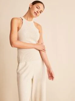 Stricktop, 100 % Bio-Baumwolle, 14 Natur Melange, S, GOTS -Grüne Erde 854315 stricktop melange emo 03