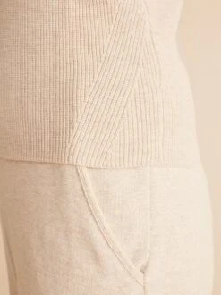 Stricktop, 100 % Bio-Baumwolle, 14 Natur Melange, S, GOTS -Grüne Erde 854315 stricktop melange emo 06