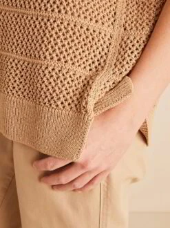 Pullover Kurzarm, 100 % Bio-Baumwolle, 19 Safari, L, GOTS -Grüne Erde 854327 pullover safari frei 04