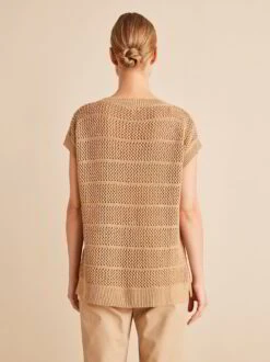 Pullover Kurzarm, 100 % Bio-Baumwolle, 19 Safari, L, GOTS -Grüne Erde 854327 pullover safari frei 06