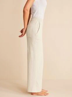 Hose Strick, 100 % Bio-Baumwolle, 14 Natur Melange, XL, GOTS 14 Hose Strick, 100 % Bio-Baumwolle, 14 Natur Melange, XL, GOTS -Grüne Erde 854338 hose melange emo 06