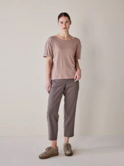 Shirt Kurzarm, 100 % Bio Baumwolle, 57 Nougat, 36 -Grüne Erde 854534 shirt nougat frei 02