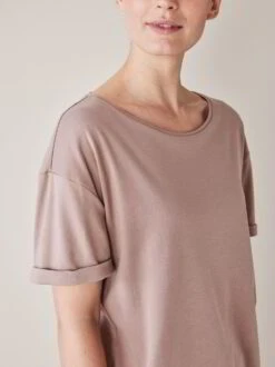 Shirt Kurzarm, 100 % Bio Baumwolle, 57 Nougat, 36 -Grüne Erde 854534 shirt nougat frei 04