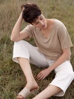 Hose, 100 % Bio-Baumwolle, 13 Natur, 40, GOTS 18 Hose, 100 % Bio-Baumwolle, 13 Natur, 40, GOTS -Grüne Erde 854681 854840 shirt safari hose natur emo