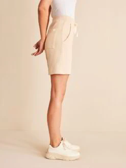 Sweatshort, 100 % Bio Baumwolle, 54vanille, 34, GOTS 13 Sweatshort, 100 % Bio Baumwolle, 54vanille, 34, GOTS -Grüne Erde 854696 sweatshort vanille frei 03