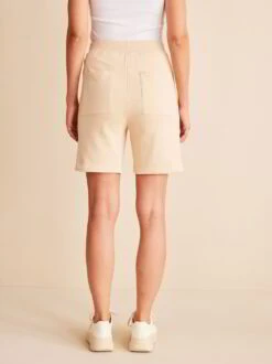 Sweatshort, 100 % Bio Baumwolle, 54vanille, 34, GOTS 14 Sweatshort, 100 % Bio Baumwolle, 54vanille, 34, GOTS -Grüne Erde 854696 sweatshort vanille frei 04