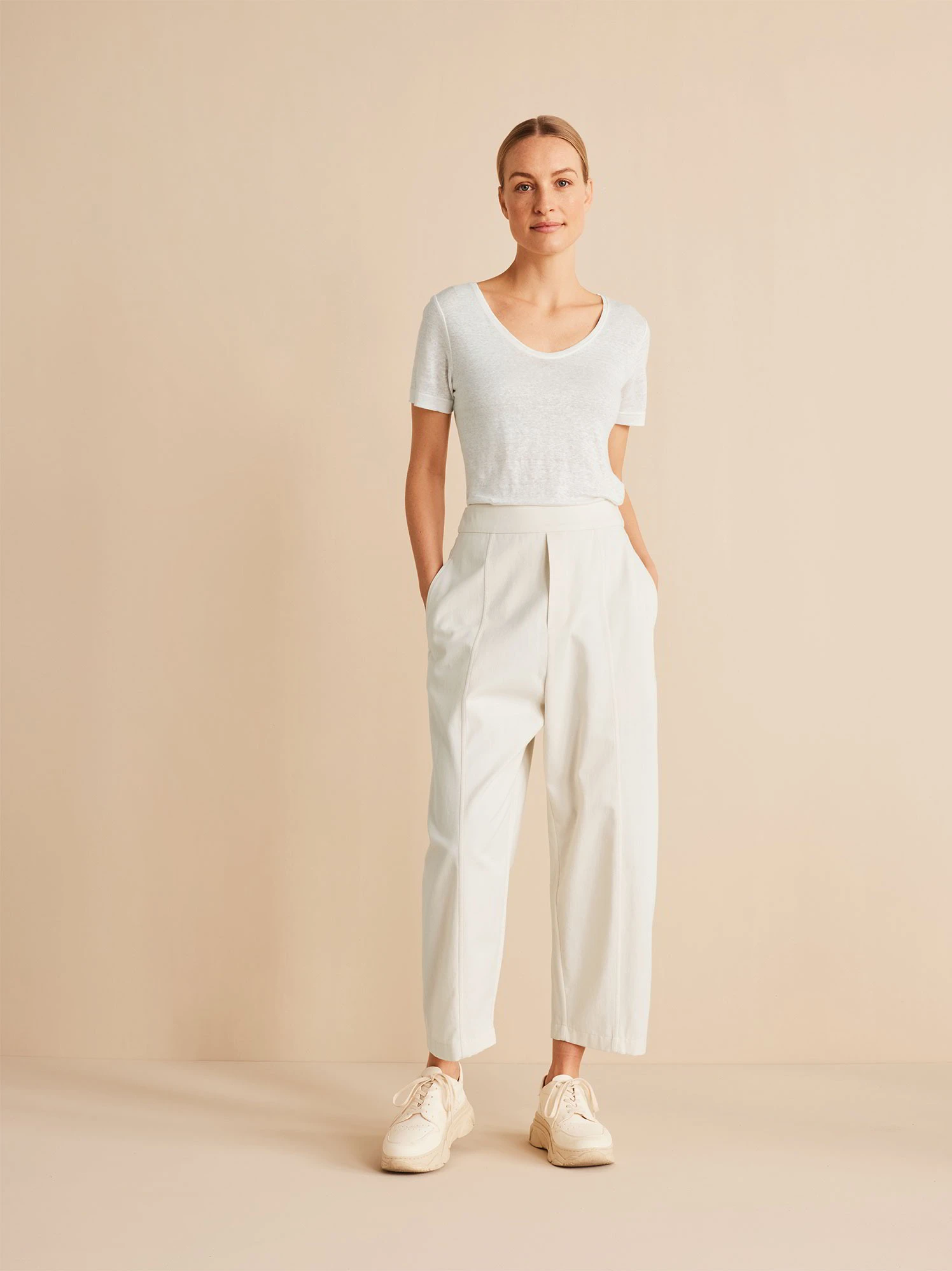 Hose, 100 % Bio-Baumwolle, 13 Natur, 40, GOTS 3 Hose, 100 % Bio-Baumwolle, 13 Natur, 40, GOTS