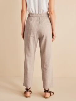 Hose Schmales Bein, Bio-Leinen-Wolle, 88 Leinen Streifen Dinkel, 38 13 Hose Schmales Bein, Bio-Leinen-Wolle, 88 Leinen Streifen Dinkel, 38 -Grüne Erde 854853 hose dinkel frei 06